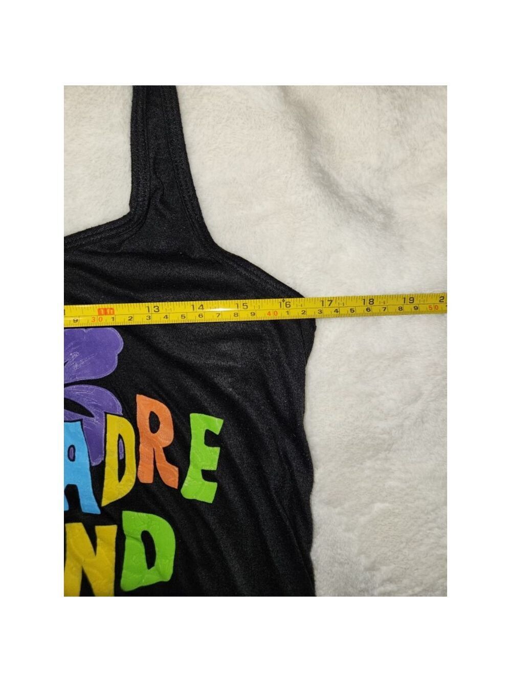 South Padre Graphic Black Exist Tank Small - Picture 6 of 7